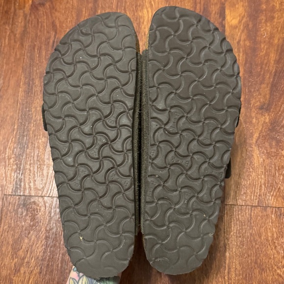 Birkenstock Arizona Soft Footbed Leather Sandals Mocha Suede Brown Size 40 - Picture 5 of 8